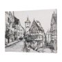 102312-S - Travel memories I by Mercana Studio a Hand Embellished Textured Canvas