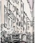 102316-L - Travel Memories V by Mercana Studio a Hand Embellished Textured Canvas