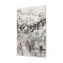 102317-S - Travel memories VI by Mercana Studio a Hand Embellished Textured Canvas