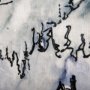 102318-L - Travel Memories VII by Mercana Studio a Hand Embellished Textured Canvas