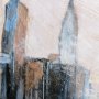 102319-S - City sunset(R) by Mercana Studio a Hand Embellished Textured Canvas