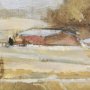 102328-FL - Farmland view  II by Mercana Studio a Hand Embellished Textured Framed Canvas