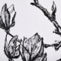 102338-S - Magnolia II by Mercana Studio a Hand Embellished Textured Canvas