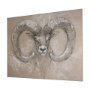 102350-L - Sketch of animal I (Wild sheep) by Mercana Studio a Hand Embellished Textured Canvas