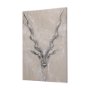 102352-S - Sketch of animal III (Antelope) by Mercana Studio a Hand Embellished Textured Canvas