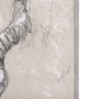 102352-S - Sketch of animal III (Antelope) by Mercana Studio a Hand Embellished Textured Canvas