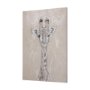 102353-L - Sketch of animal IV (Giraffe) by Mercana Studio a Hand Embellished Textured Canvas