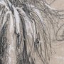 102354-S - Sketch of animal V (Goat) by Mercana Studio a Hand Embellished Textured Canvas