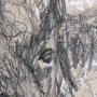 102358-S - Sketch of animal IX (Bison) by Mercana Studio a Hand Embellished Textured Canvas