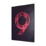 102369-S - Numbers IX by Mercana Studio a Hand Embellished Textured Canvas