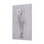 102372-L - Botanical sketches II (Grey) by Mercana Studio a Hand Embellished Textured Canvas
