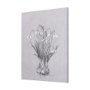 102376-L - Botanical sketches VI (Grey) by Mercana Studio a Hand Embellished Textured Canvas