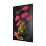 102383-L - Midnight Flower I by Mercana Studio a Hand Embellished Textured Canvas