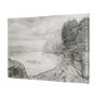 102395-L - West Coast Chronicles II by Mercana Studio a Hand Embellished Textured Canvas