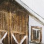 102410-S - Old Barn II by Mercana Studio a Hand Embellished Textured Canvas
