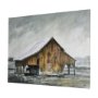 102411-L - Old Barn III by Mercana Studio a Hand Embellished Textured Canvas