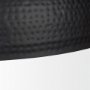 70058 - Karina 36" Round Matte Black Hammered Metal Dome Pendant Light 