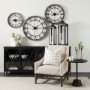 70243 - Kensington Cream Linen Fabric and Wood Accent Chair