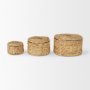 70229 - Kea Set of 3 Nesting Water Hyacinth Boxes with Lids