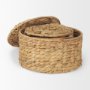 70229 - Kea Set of 3 Nesting Water Hyacinth Boxes with Lids