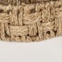 70228 - Haini Set of 2 Large Basketweave Seagrass Trays w/ Loop Handles