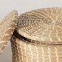 70231 - Kailini Set of 3 Nesting Seagrass & Palm Leaf Boxes with Lids 