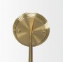 70198 - Farrah Frosted Glass Globe w/ Gold Metal Pendant Light