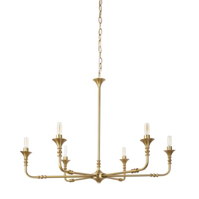 70237 - Gabriel Small Gold Chandelier