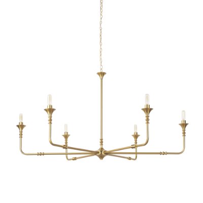 70238 - Gabriel Large Gold Chandelier
