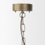 70044 - Kiley Warm Wood Basket Lantern Pendant Light 