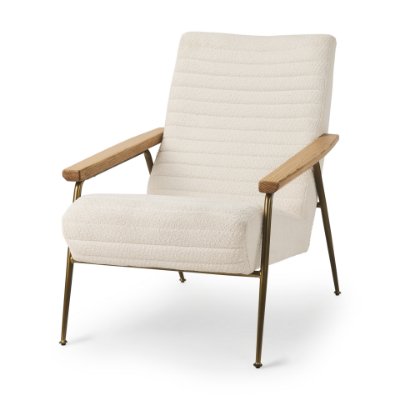 70221 - Grosjean Cream Boucle Accent Chair