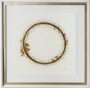 12764 - Halo I (White) by Studio M a handmade Original Framed Artwork under Glass