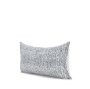 70320 - Janelle 14x26 Cream w/ Indigo Print Linen Lumbar Pillow Cover