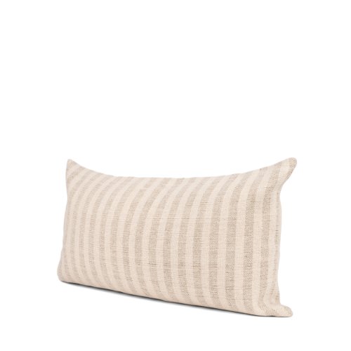 70326 - Jace 16x28 Cream w/ Beige Stripe Lumbar Decorative Pillow Cover