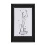 14674 - Organic Line Drawing I by Mercana Studio Hand Embellished Framed Art Print Matted under Glass
