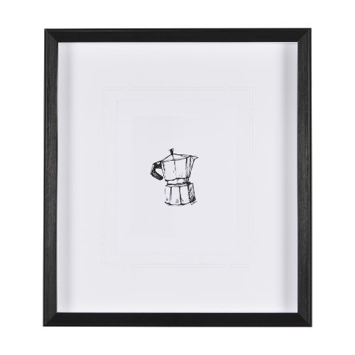 14686 - Stove Top Espresso Maker by Simeng a Framed Art Print Matted under Glass