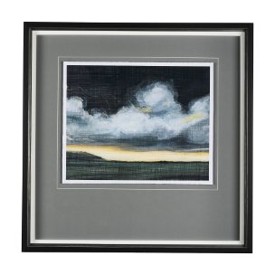 Stormy Skys I by Mercana Studio a Hand Embellished Textured Framed Art Print Matted under Glass