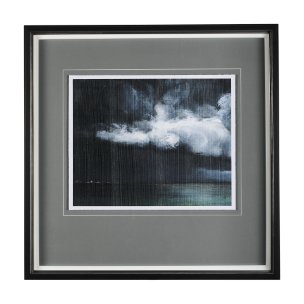 Stormy Skys II by Mercana Studio a Hand Embellished Textured Framed Art Print Matted under Glass