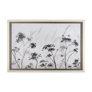Meadow by Mercana Studio a Hand Embellished Textured Framed Art Print Matted under Glass