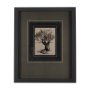 14718 - Tree Drawing I by Mercana Studio a Hand Embellished Textured Framed Art Print Matted under Glass