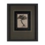 14720 - Tree Drawing III by Mercana Studio a Hand Embellished Textured Framed Art Print Matted under Glass