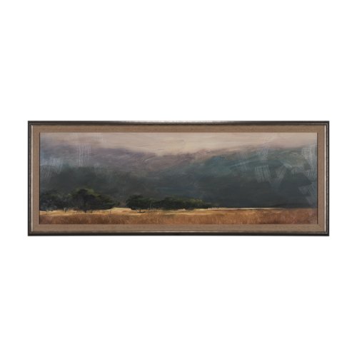 14721 - Haze Landscape by Mercana Studio a Hand Embellished Textured Framed Art Print