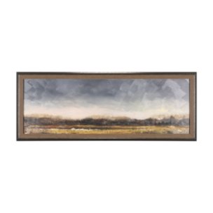 Rainy Landscape by Mercana Studio a Hand Embelished Textured Framed Art Print