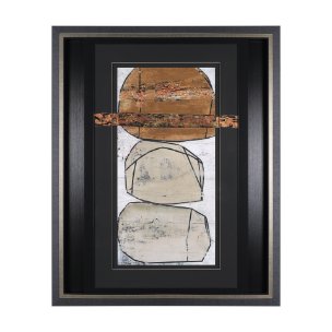 Dim Sum I by Nancy Ngo a Hand Embellished Textured Framed Art Print Matted under Glass