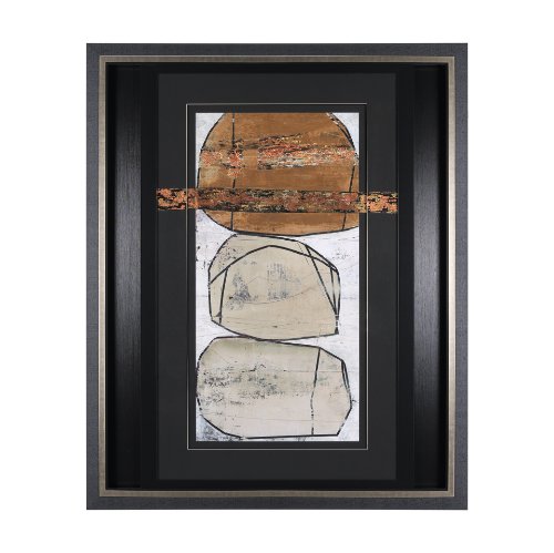 14731 - Dim Sum I by Nancy Ngo a Hand Embellished Textured Framed Art Print Matted under Glass