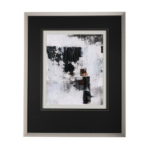 The Fog II by Mercana Studio a Hand Embellished Textured Framed Art Print Matted under Glass