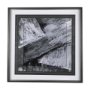 14751 - Black Composition I by Mercana Studio Hand Embellished Textured Framed Art Print Matted under Glass