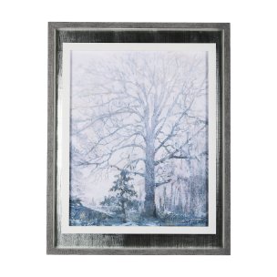 A Fresh Winter Morning I by Mercana Studio Hand Embellished Framed Art Print Matted under Glass