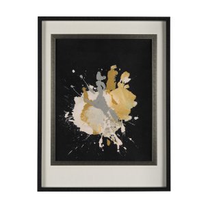 Cosmos II by Mercana Studio a Hand Embellished Textured Framed Art Print Matted under Glass