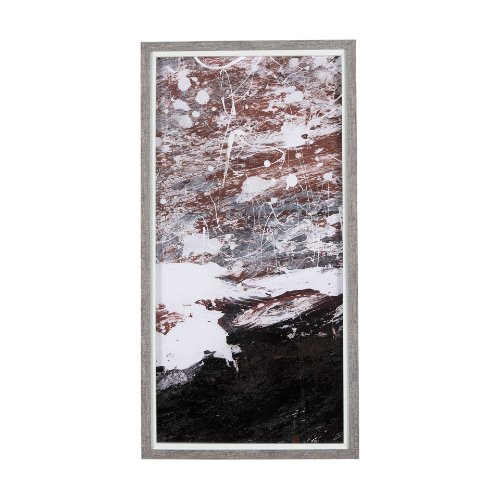 14758 - Sakura Rain II by Mercana Studio a Hand Embellished Textured Framed Art Print Matted under Glass